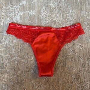 New Lounge Red Lace underwear